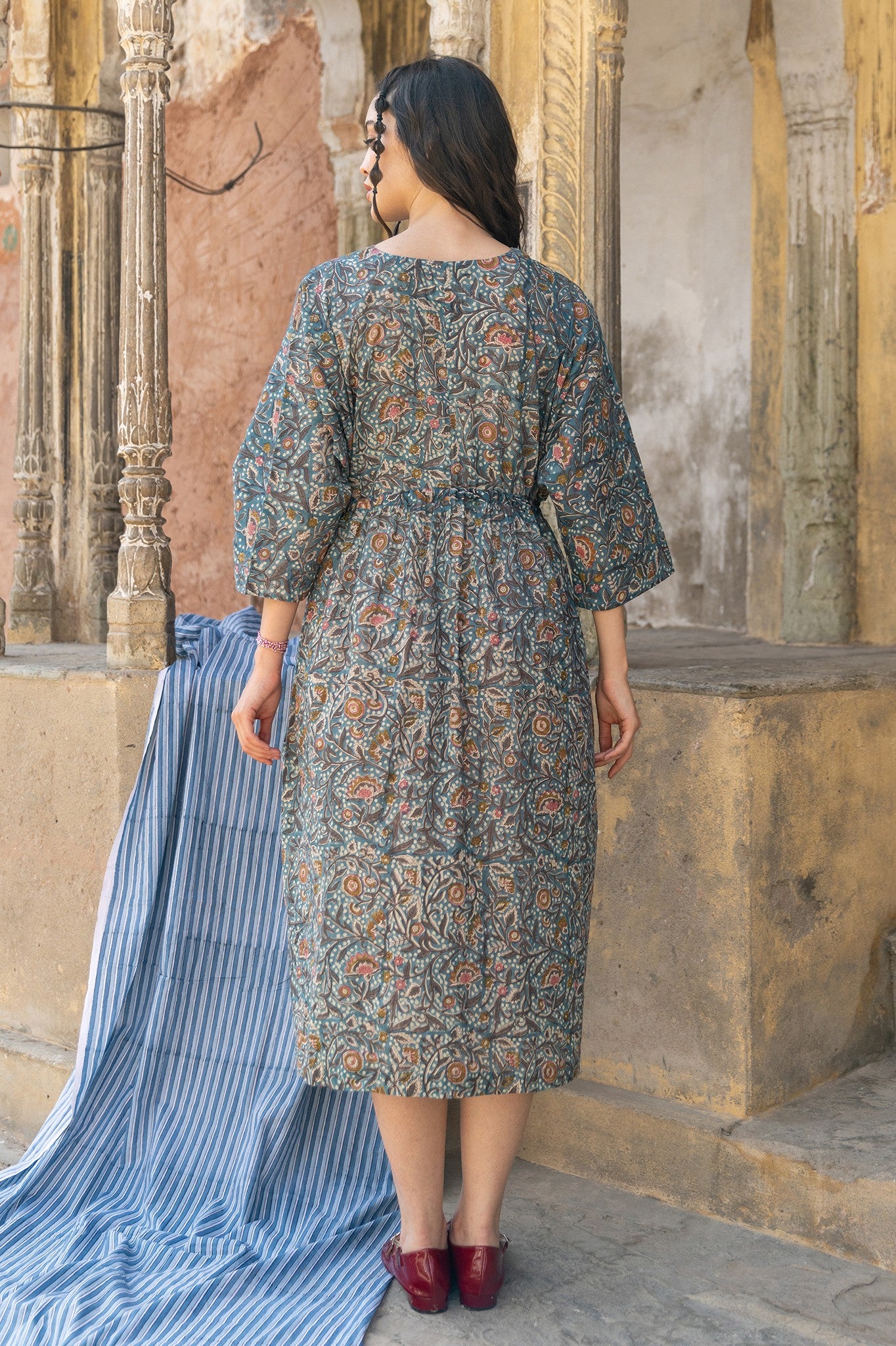 Dot Bloom Kaftan