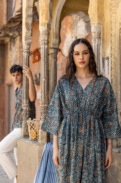 Dot Bloom Kaftan