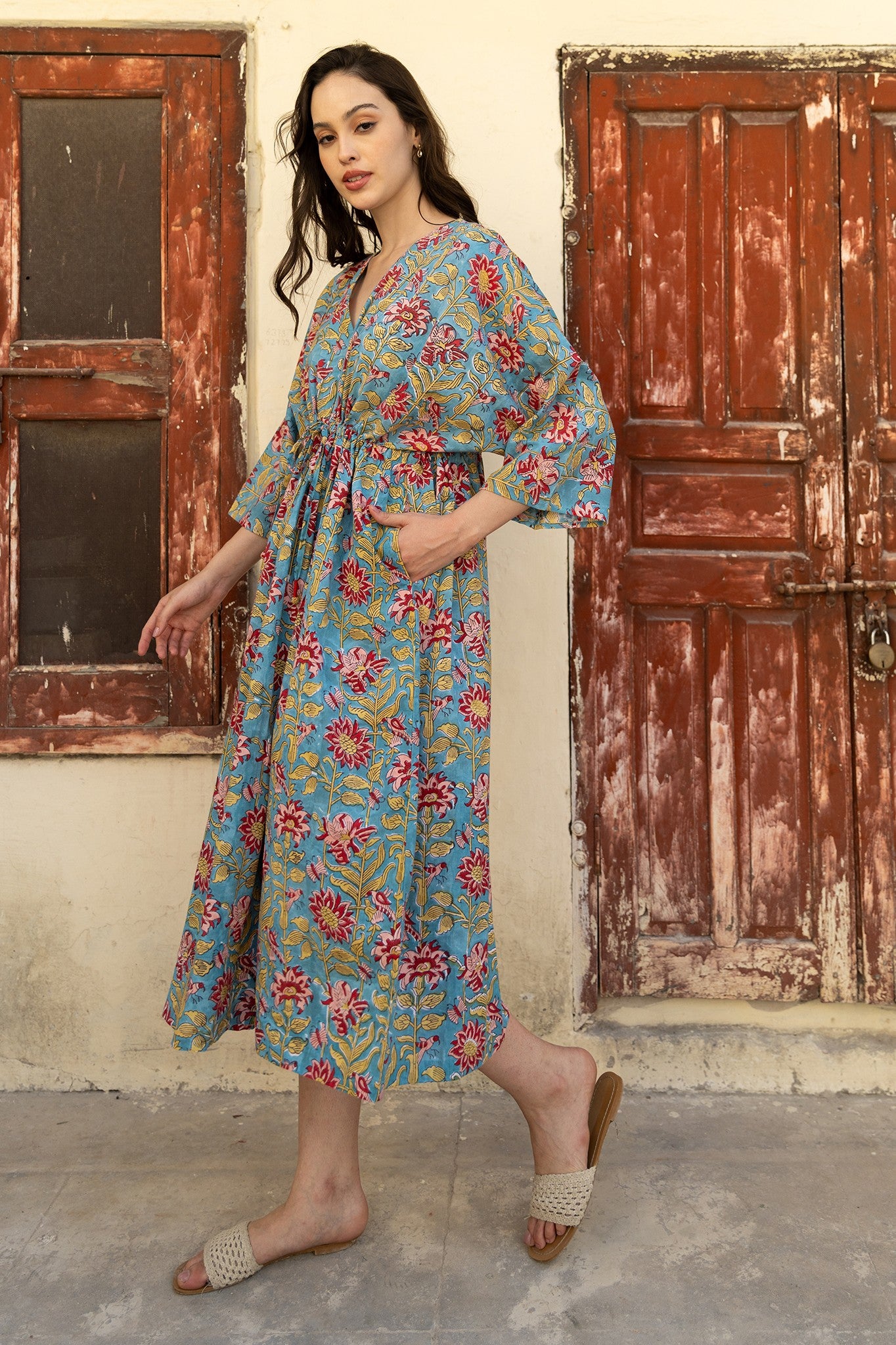 Frangipani Kaftan